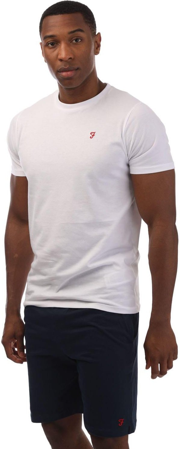 Farah - "Balpine" Loungewear Set für Herren (Weiß/Marine)