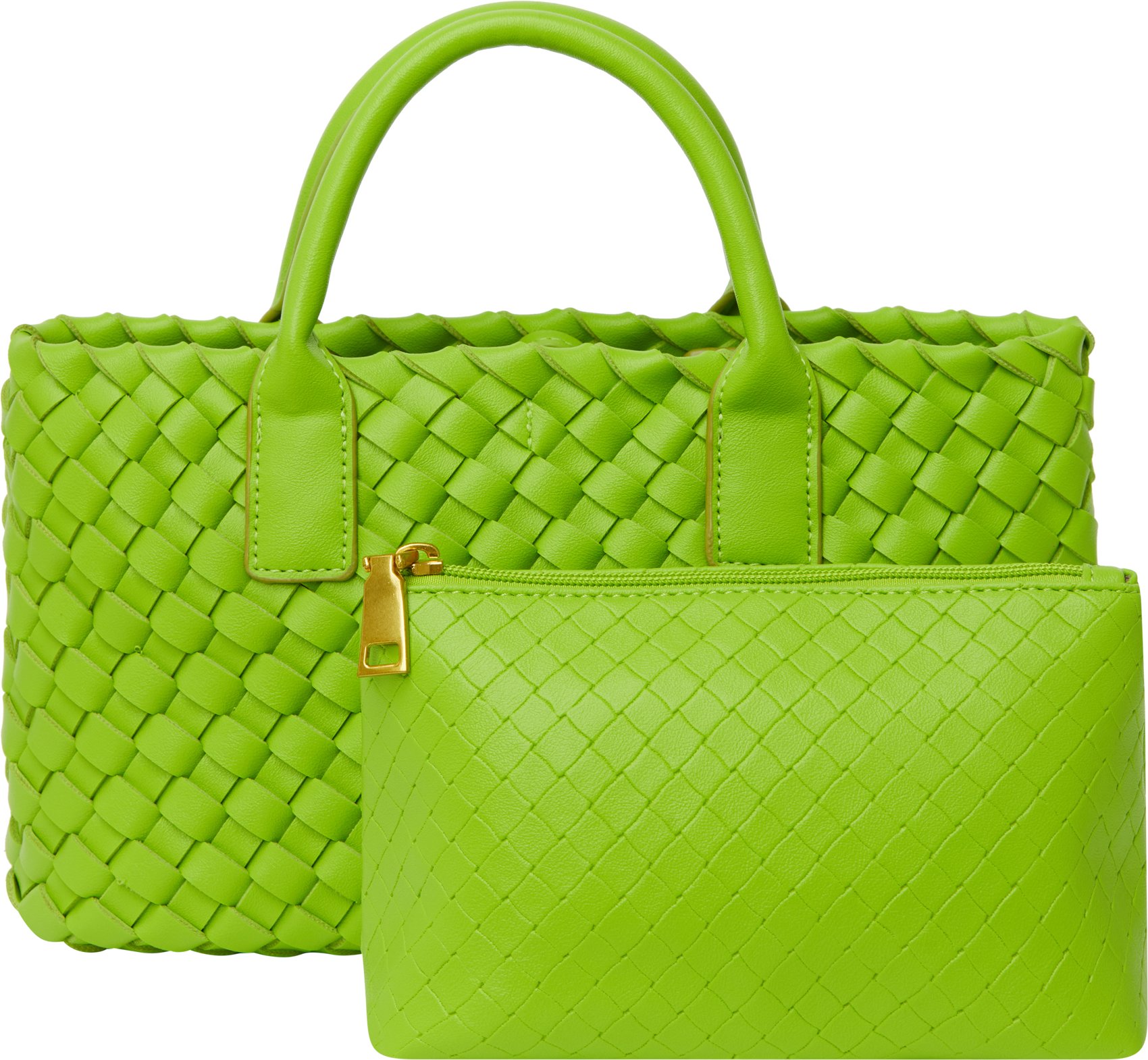 IZIA 2-IN-1-Tragetaschen-Set 2-IN-1-Tragetaschen-Set Frauen Neongrün