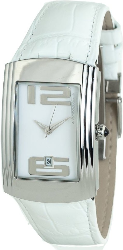 Damen Ct7017m06ac weiße Lederuhr