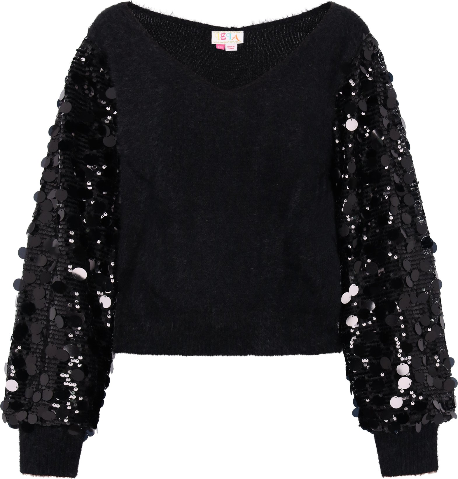 IZIA Pullover Frauen Schwarz