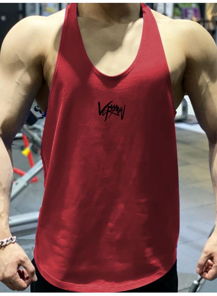 Thumbnail - Herren Plusgröße Rundhals-Racerback-Top