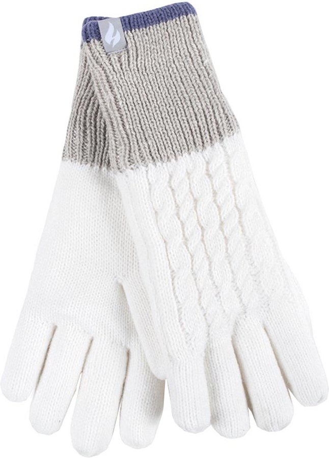 Heat Holders - Damen Thermohandschuhe für den Winter im Kisdon Style - Creme