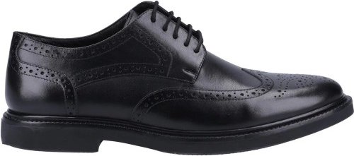 Hush Puppies - "Kingston" Halbschuhe für Herren, Leder (Schwarz)