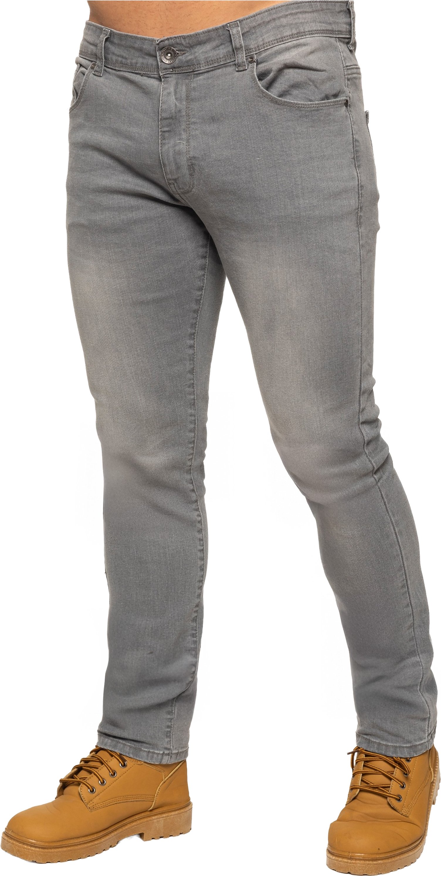 Enzo Herren Slim Stretch Denim Jeans