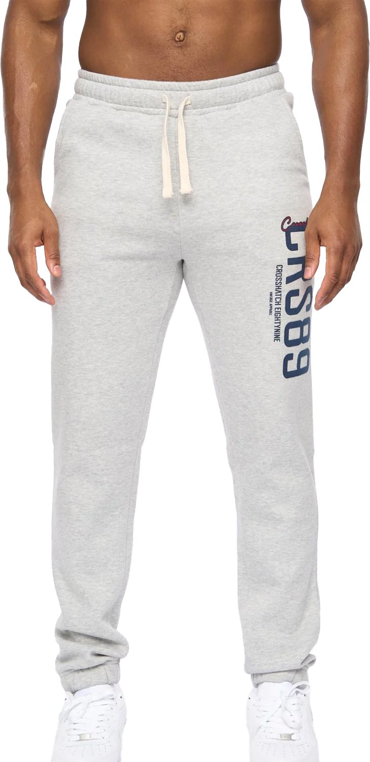 Thumbnail - Crosshatch - "Ellsworth" Jogginghosen für Herren (Grau meliert)
