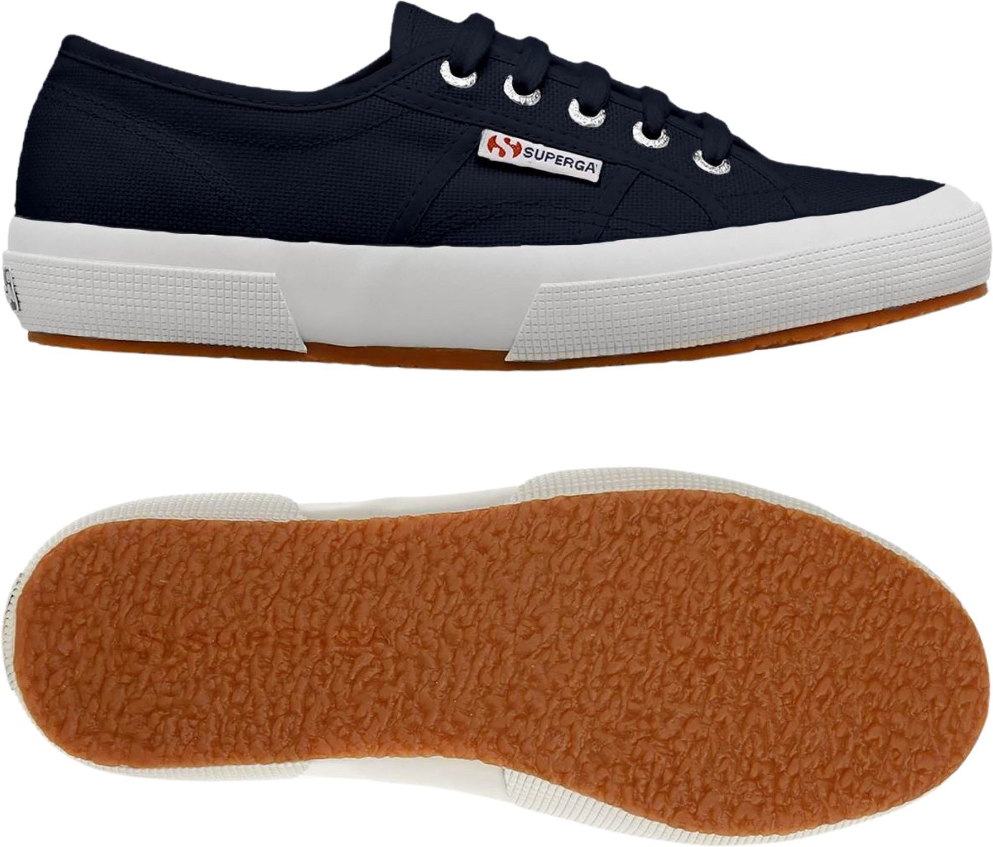 Superga 2750-Cotu Klassisch Navy-F Weiß