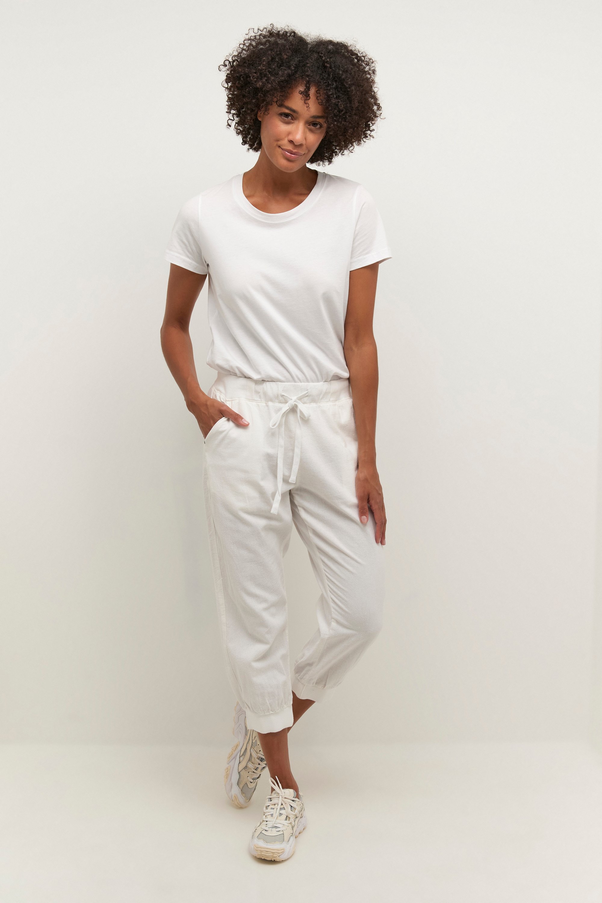 Caprihose Regular fit Chalk offwhite