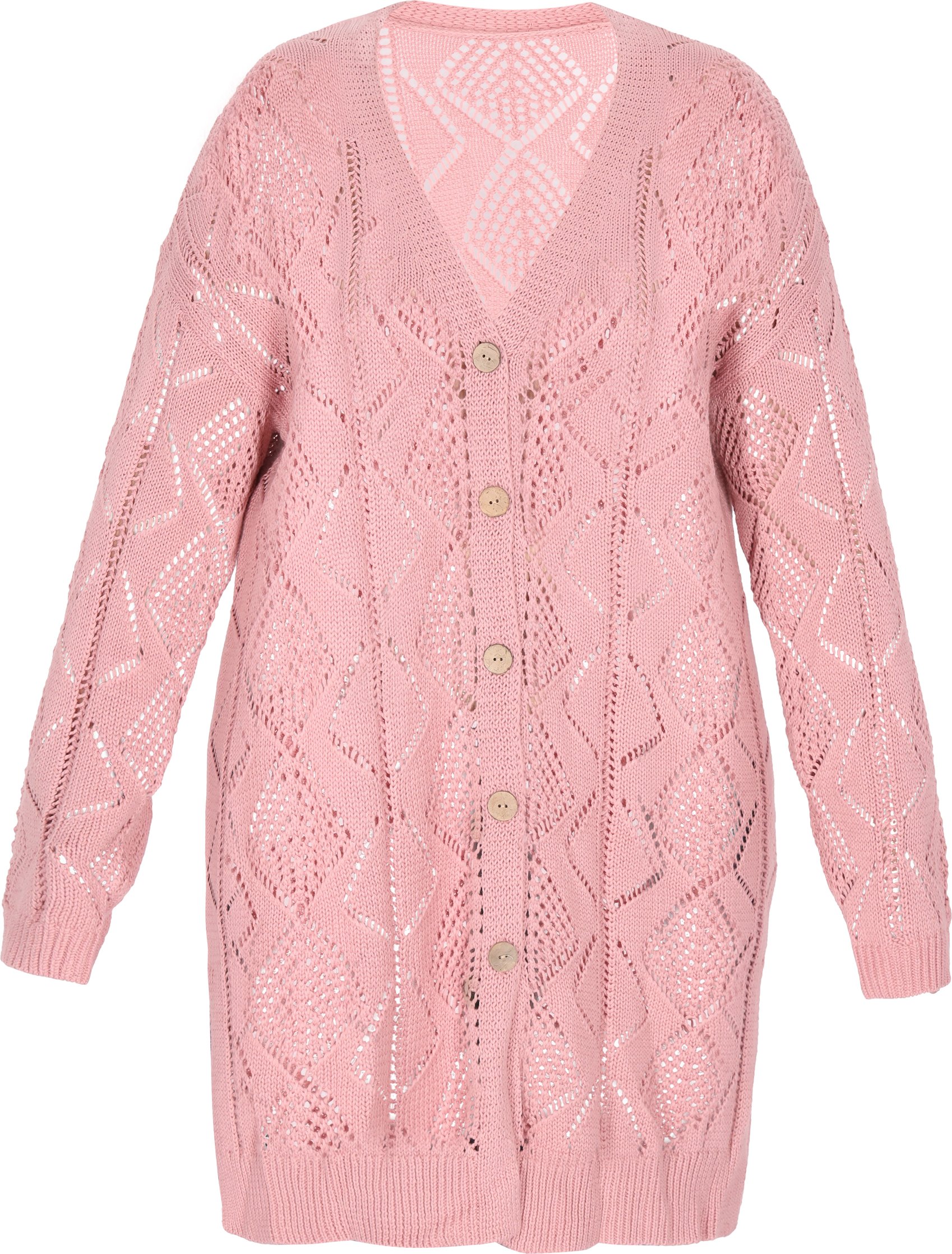 usha Strickjacke in großen Größen Damen Rosa