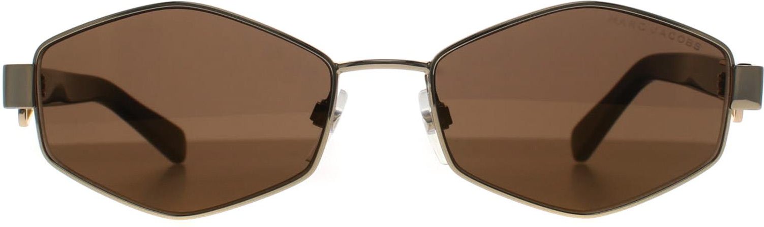 Marc Jacobs Oval Womens Gold Schwarz Gold Spiegel MARC 496/S