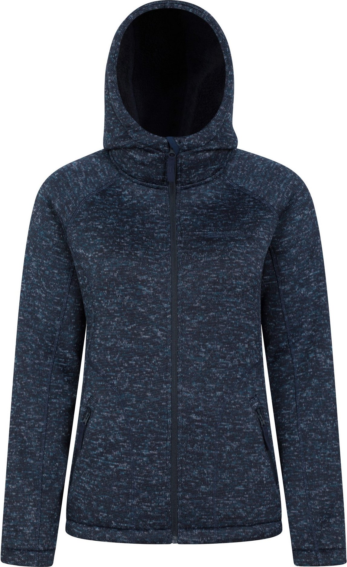 Mountain Warehouse Damen/Damen Nevis Kunstfell gefüttert Full Zip Hoodie (Navy)