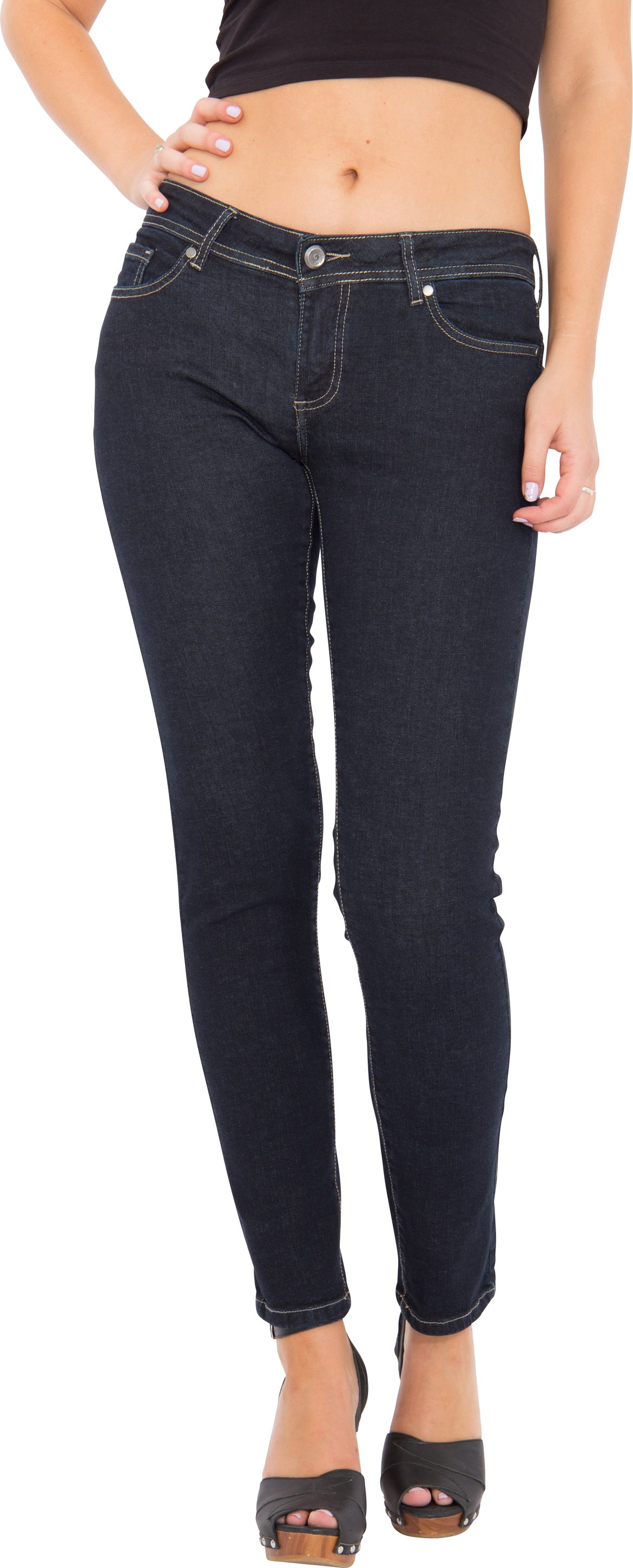 Way of Glory Damen WAY OF GLORY Jeans - slim fit & narrow leg - rinse wash Katy darkblue
