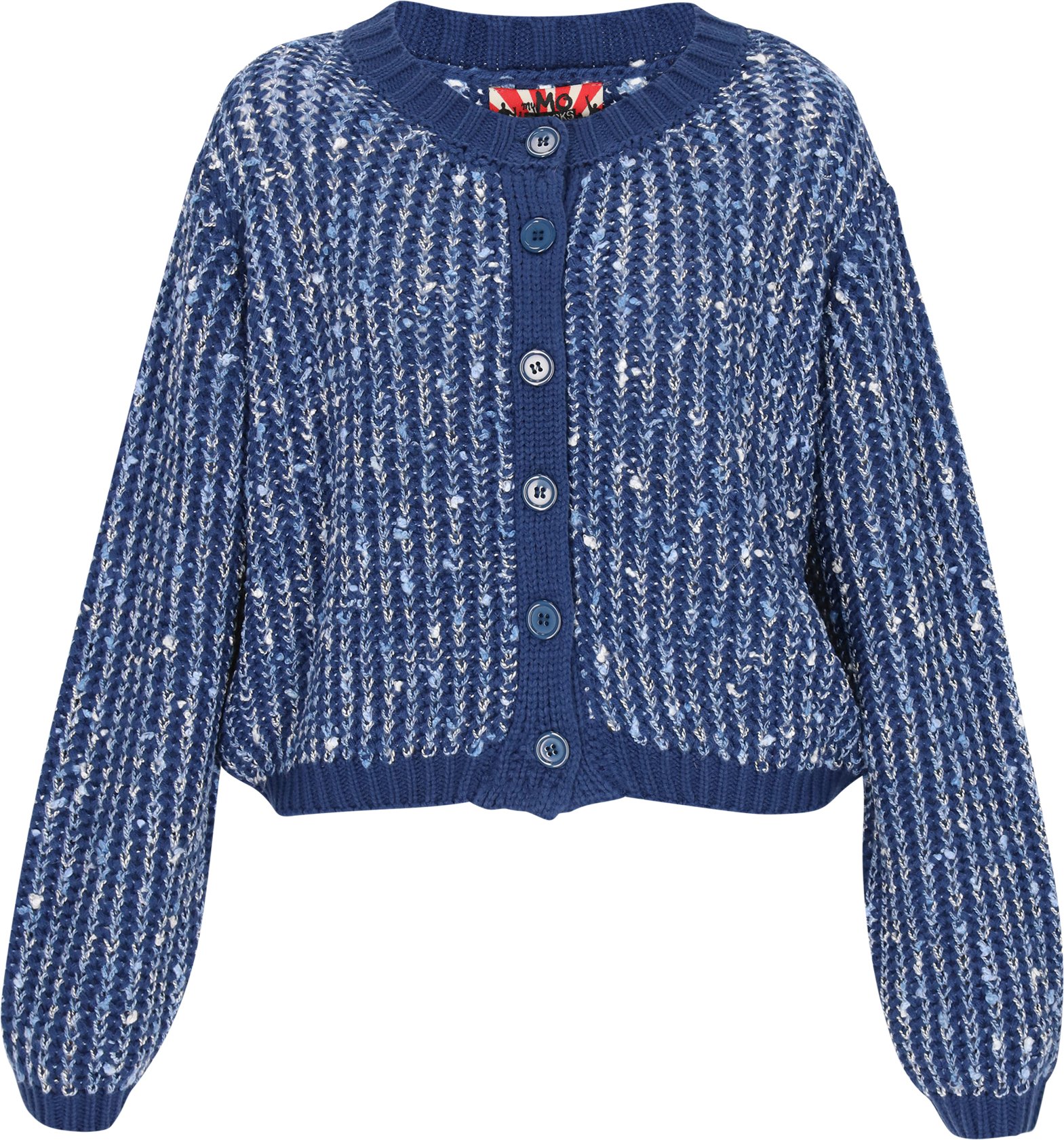 Mymo Strickjacke Frauen Marineblau Mehrfarbig