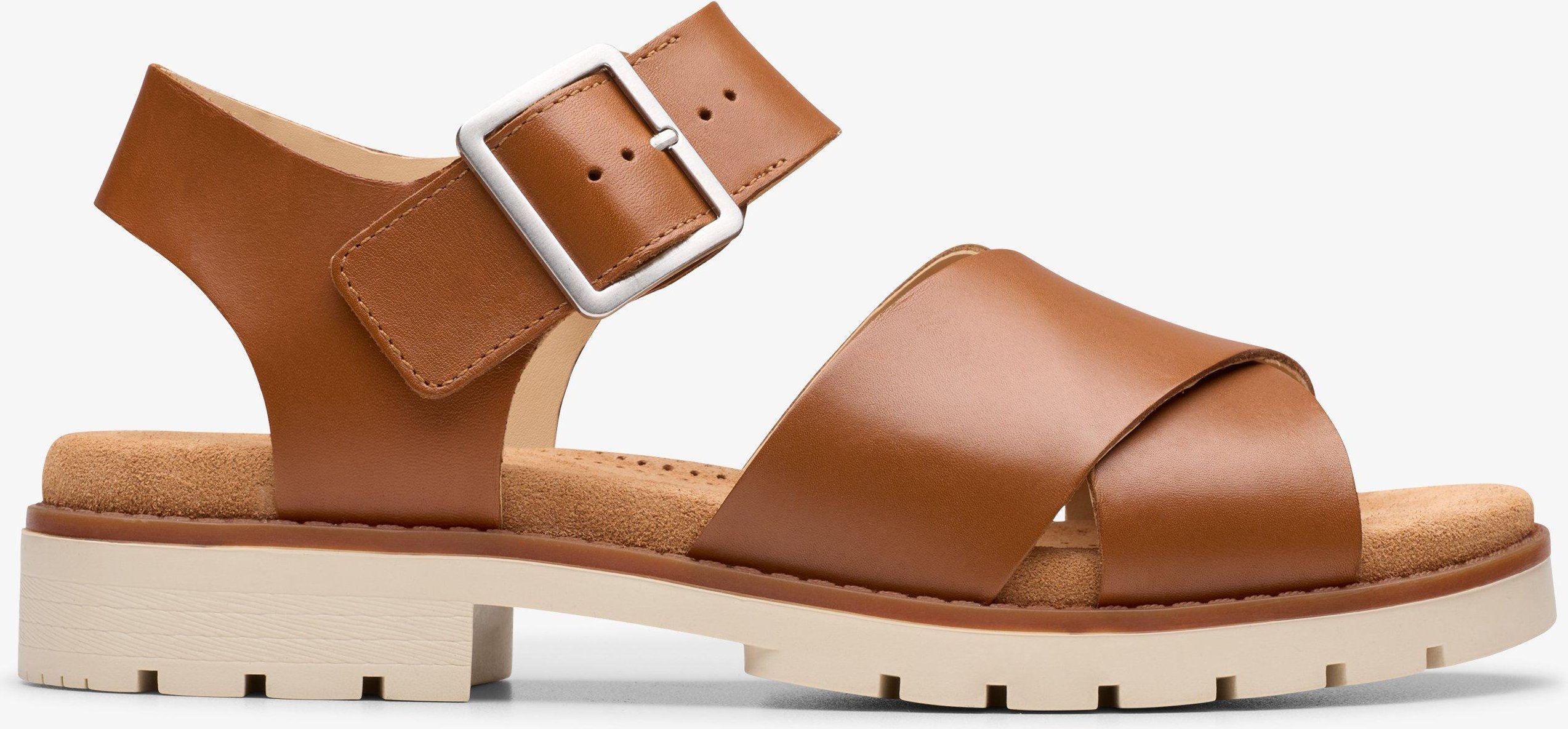 Orinoco Cross Tan Leather Sandalen