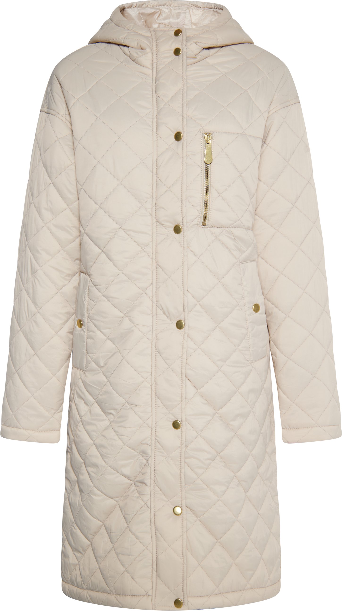 Faina Leichter Steppmantel Damen Höllenbeige