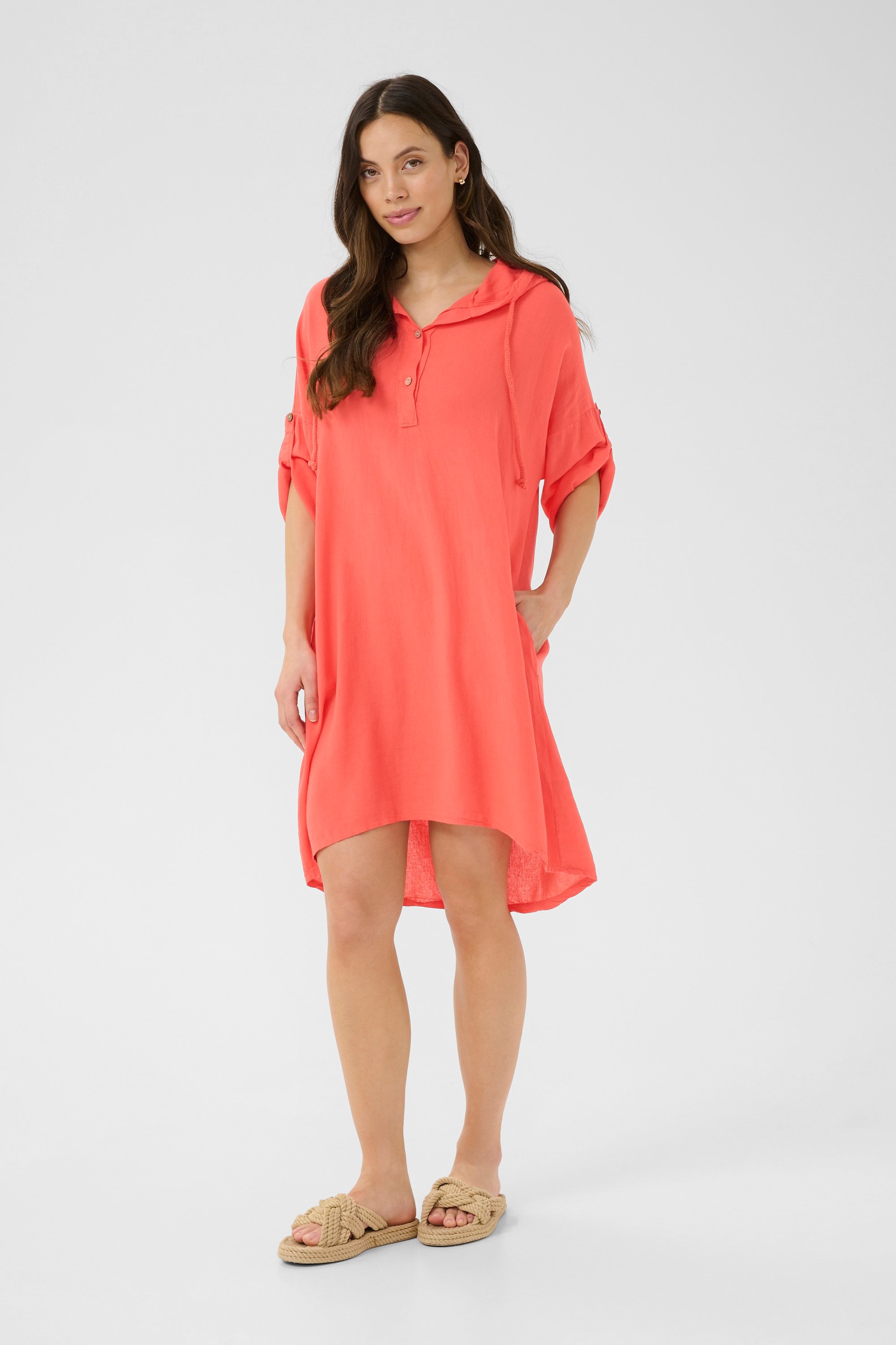 Kleid Regular fit Hot Coral coral