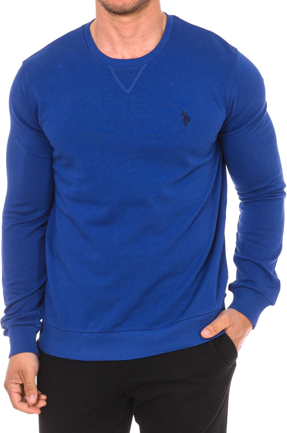 Thumbnail - Langärmeliges Sweatshirt mit Rundhalsausschnitt 64657 Herren