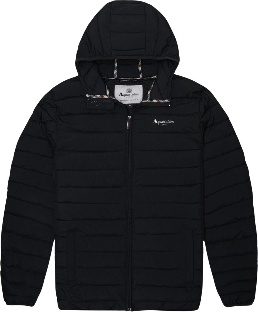 Aquascutum Active Rlg Active Kapuzenjacke 100 G, Schwarz