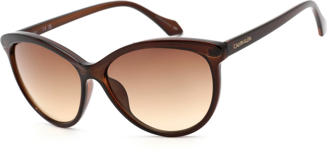 Calvin Klein Cat Eye Damen Kristall Braun Braun Farbverlauf CK19534S