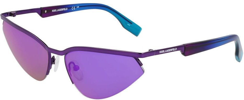 Lila Metallsonnenbrille