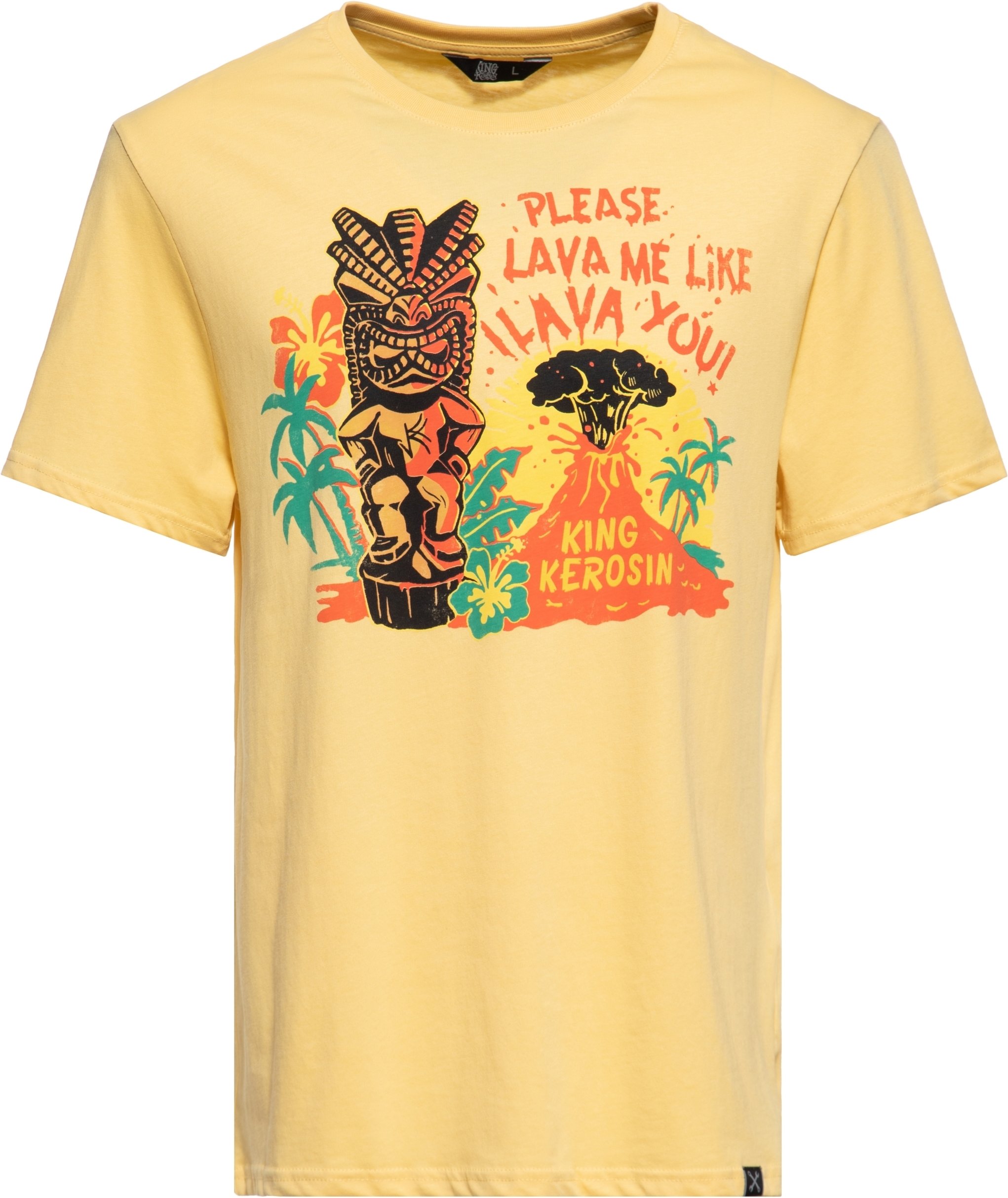 Thumbnail - King Kerosin Herren Classic T-Shirt Lava gelb