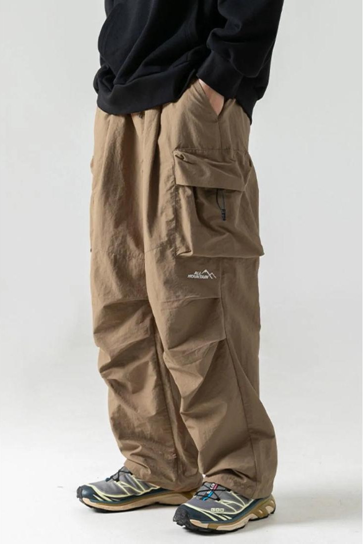 Thumbnail - Elastische Taillenhose mit Taschen