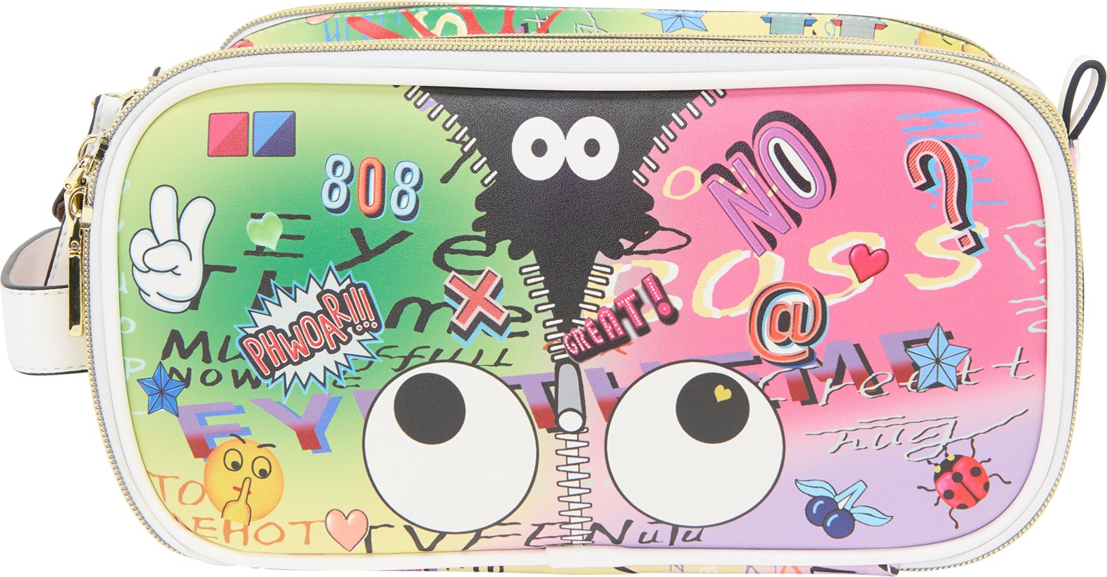 Mymo Handtasche Handtasche Frauen weiß mehrfarbig