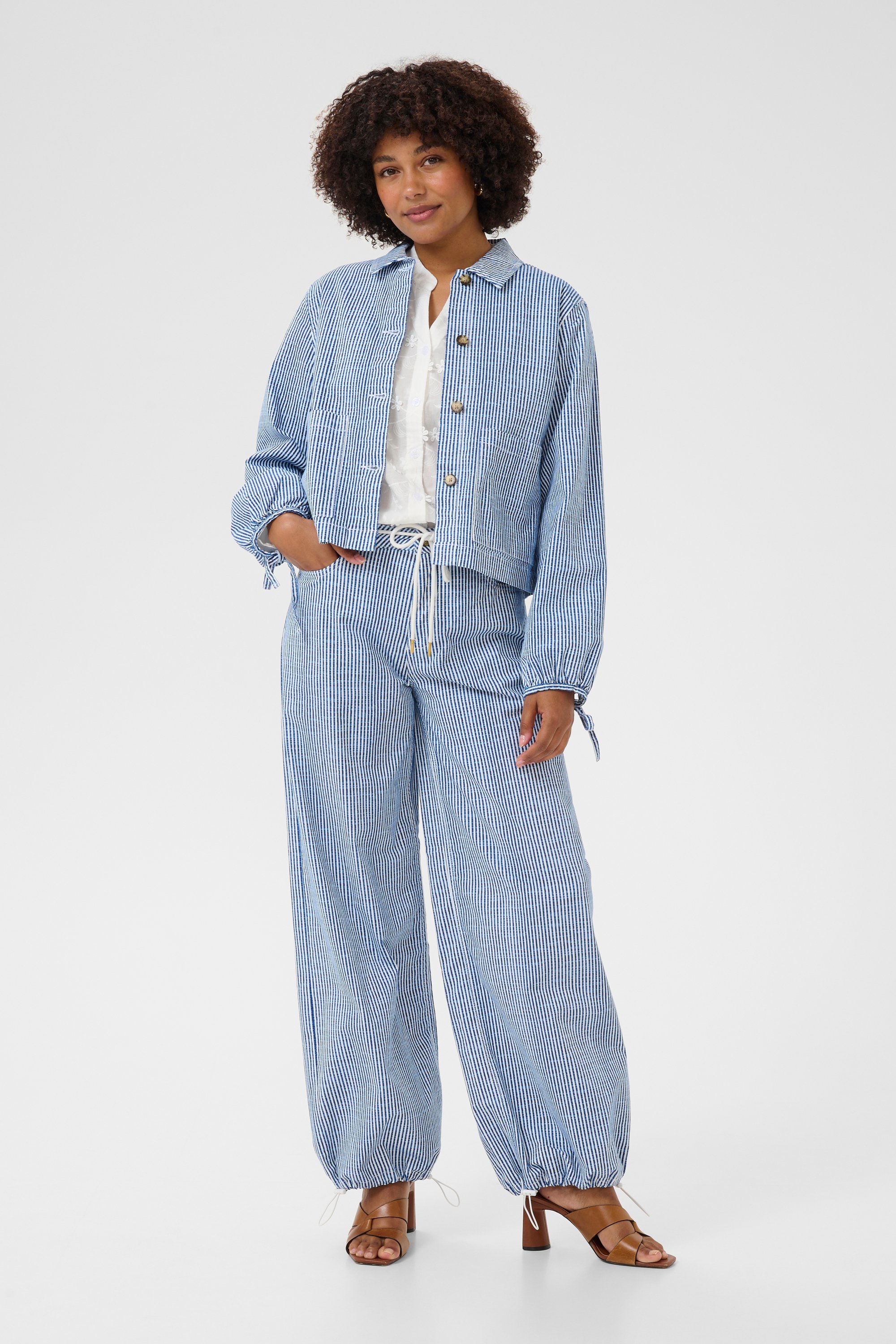 Jacke Straight fit Blue Milkboy blue white