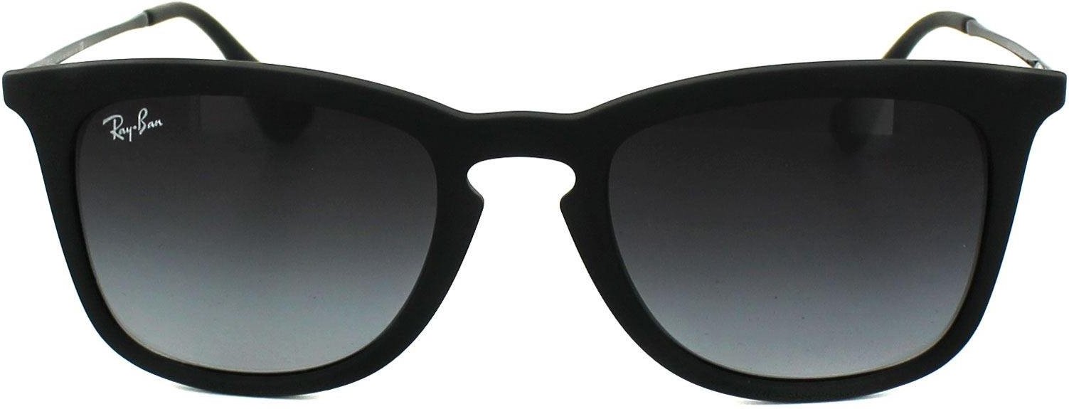 Thumbnail - Ray-Ban Sonnenbrille 4221 622/8G Schwarzer Gummi Grau Gradient