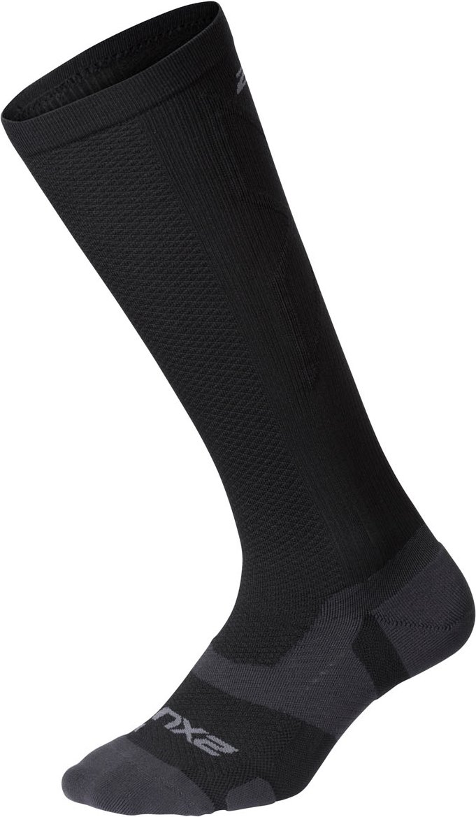 2xu leichte Kissen Vollmänner Schwarz/Titan -Socken