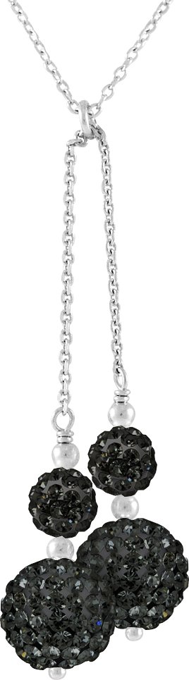 DIADEMA - Halskette Black Night - Kristall Schwarz - Love Jewelry Collection