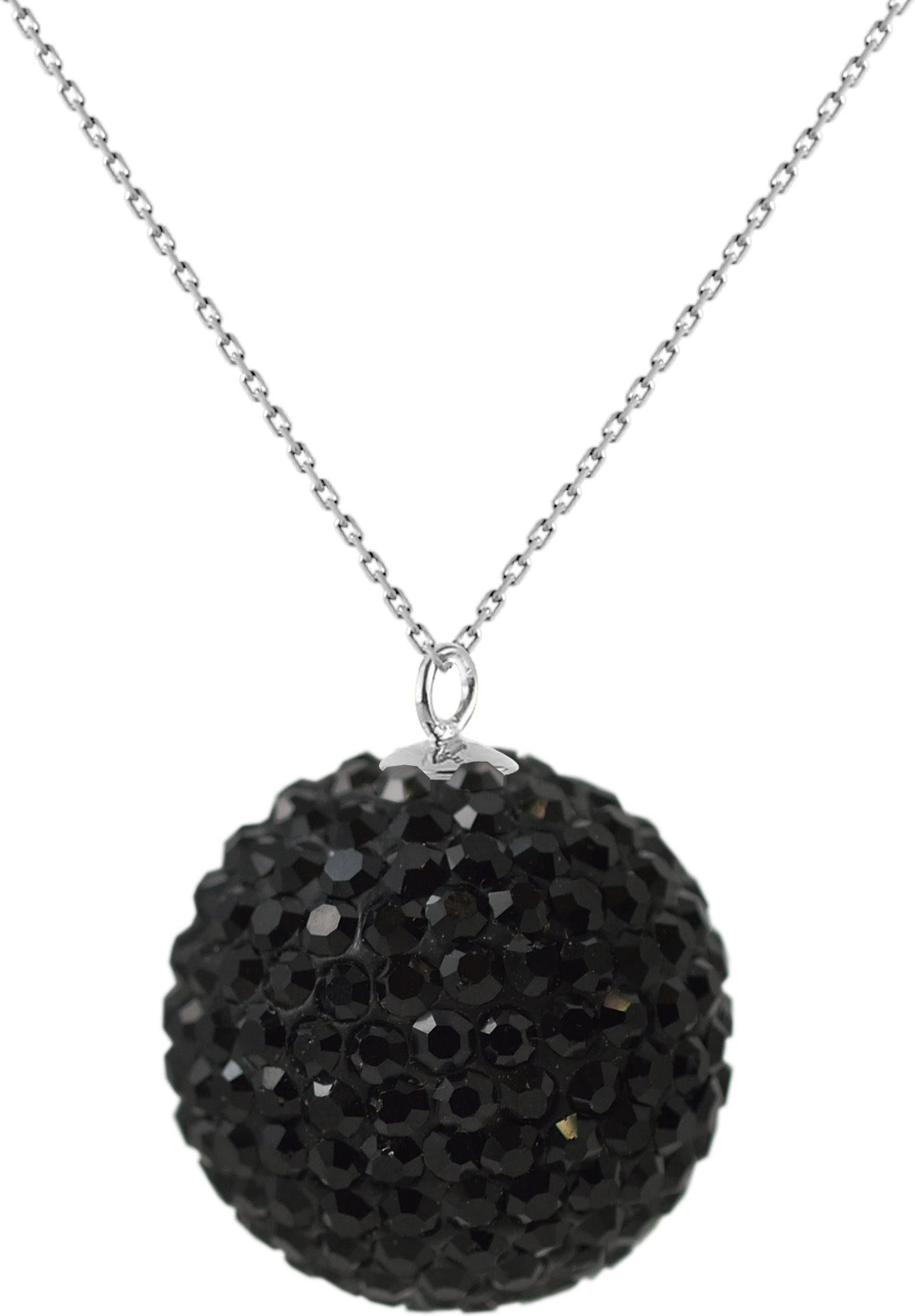 DIADEMA - Halskette - Weißes Kristall / Naturperle - Love Jewelry Collection