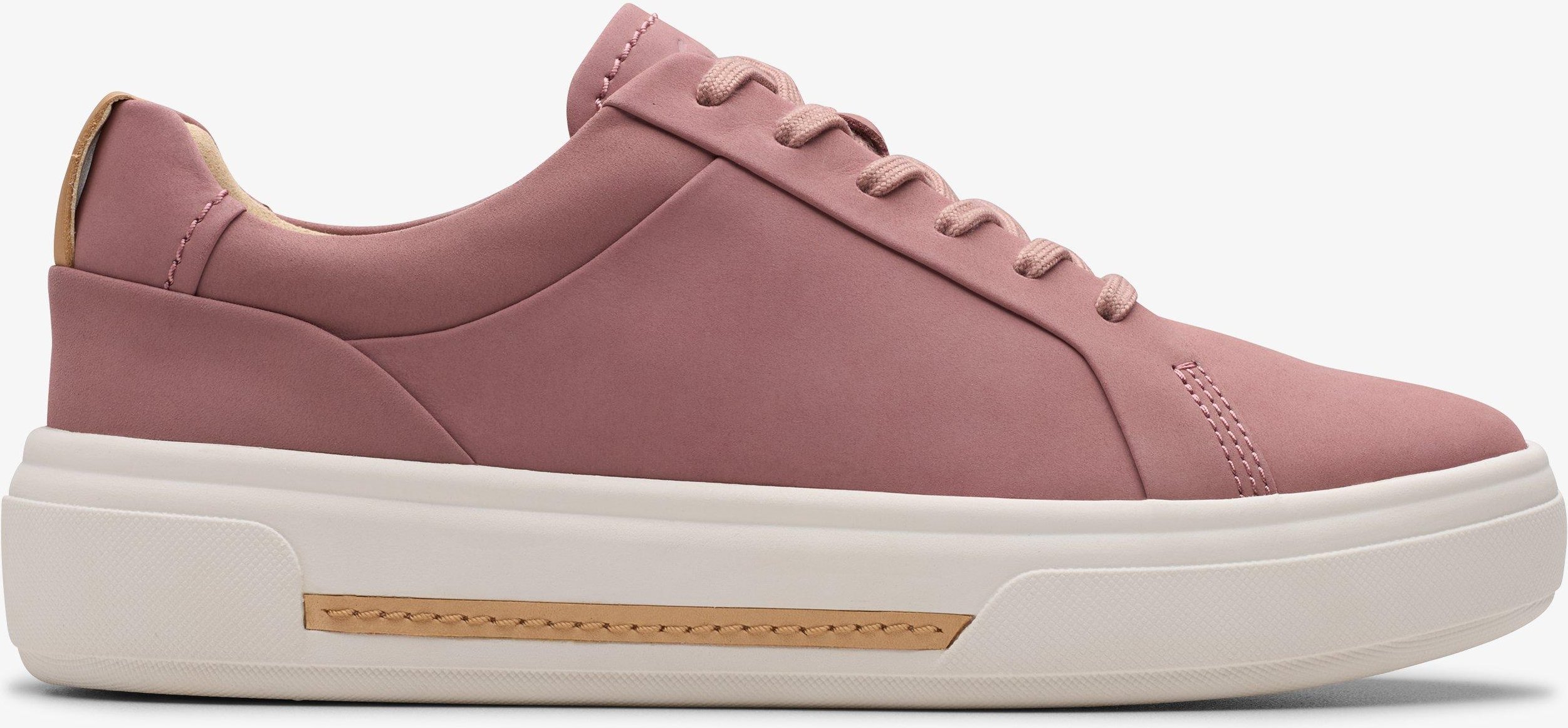 Malvenfarbene Nubuk-Schuhe von Hollyhock Walk