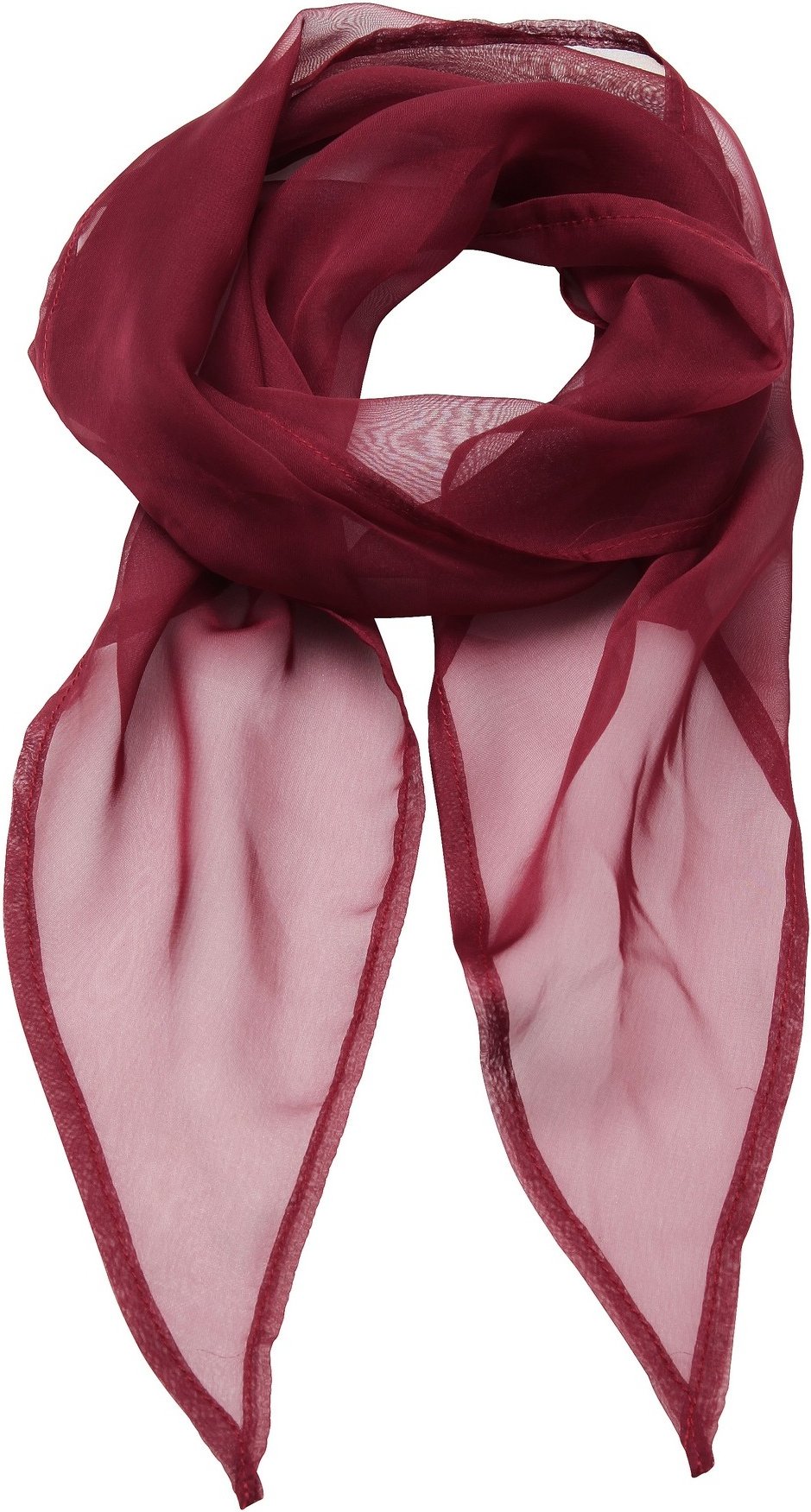 Premier Damen Chiffon-Schal / Chiffon-Halstuch (Burgunder)