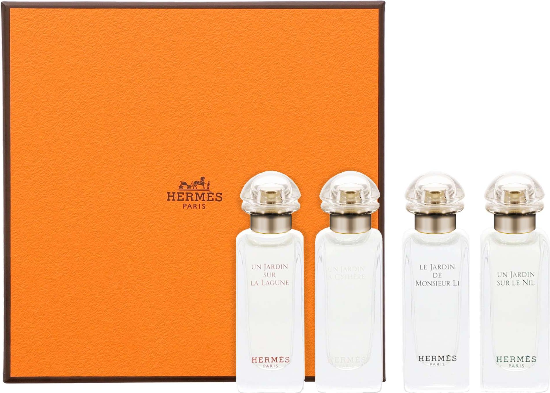 Hermès Miniaturen Geschenkset - Jardins Entdeckungskollektion