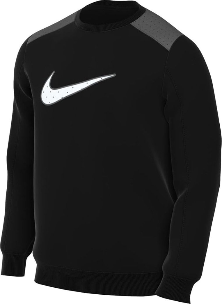 Nike - Schwarzer Pullover Mit Großem Swoosh-logo