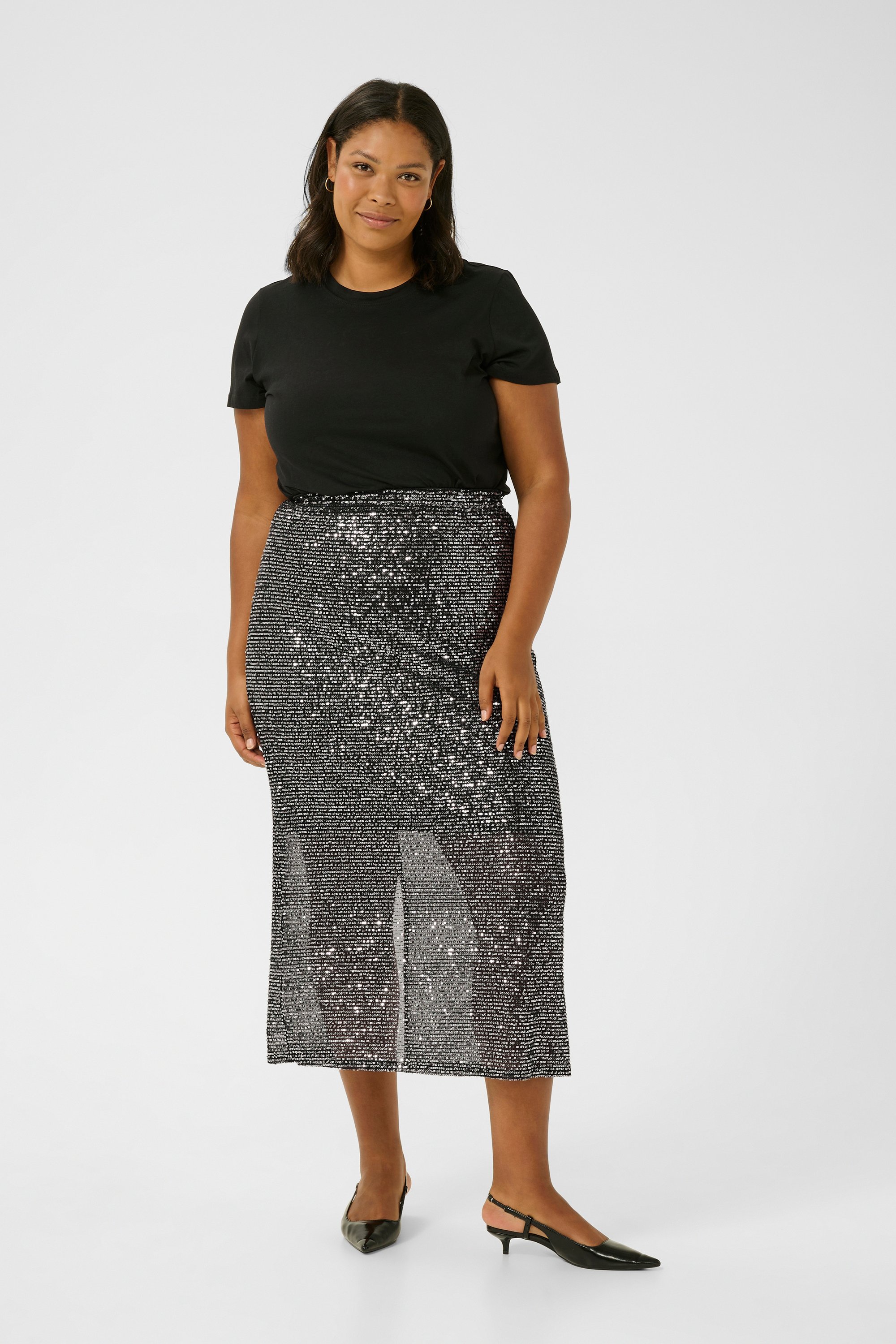 Thumbnail - Rock Regular fit Silver Sequin silver