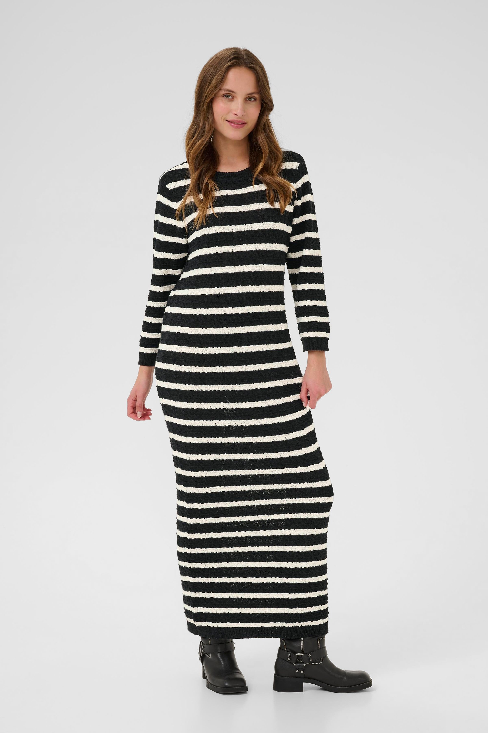 Kleid CUursula Casual fit black offwhite