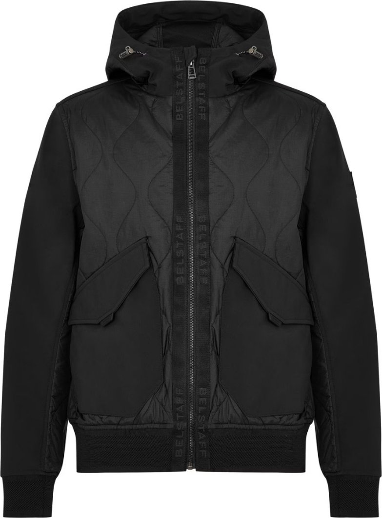 Belstaff Limiter Schwarz Kapuzenjacke
