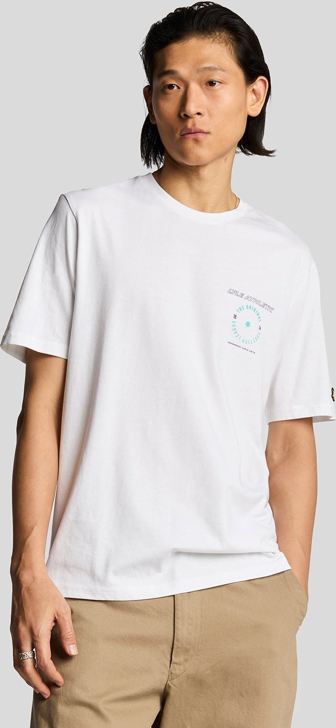 Lyle & Scott Lyle Athletisches Grafik T-Shirt - Grau