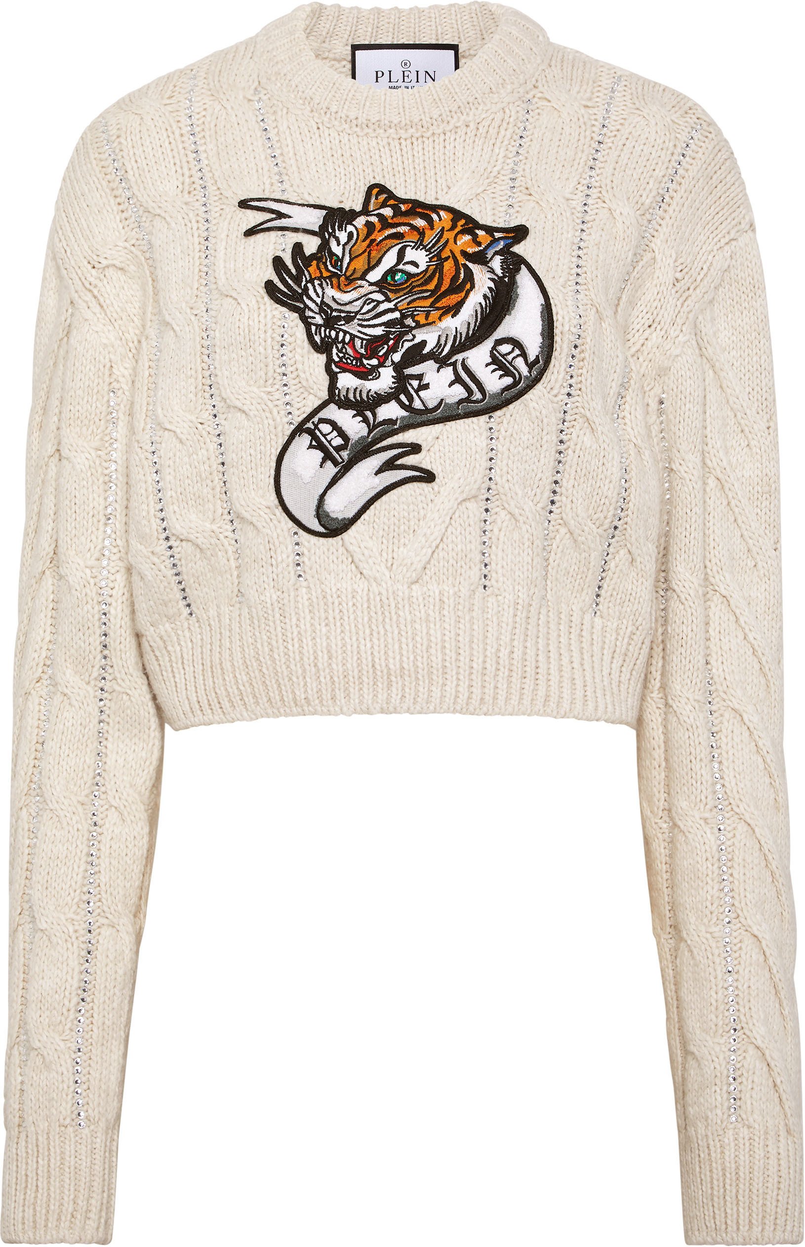 Rundhalspullover Tattoo