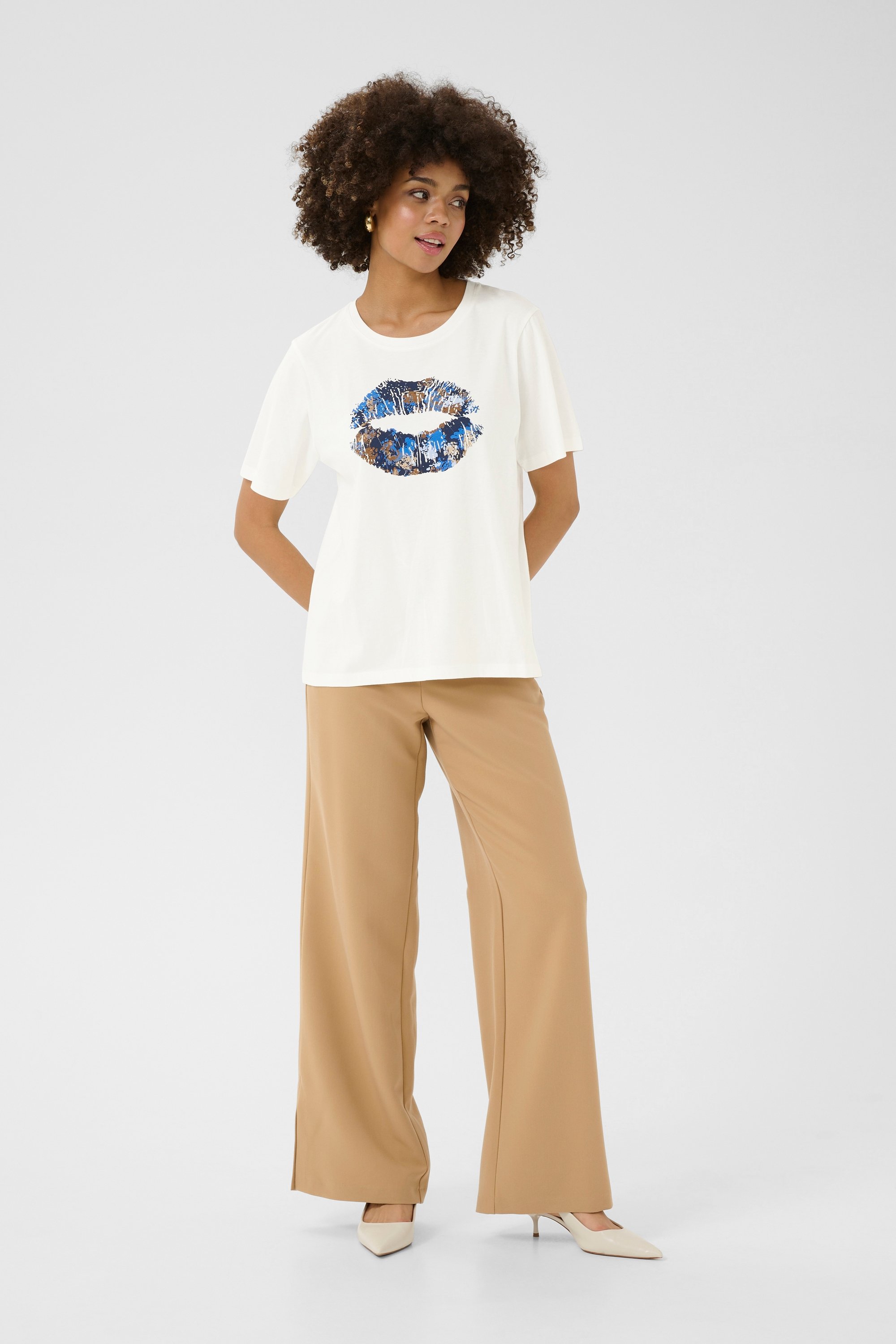 T-shirt CUgab Baggy fit white