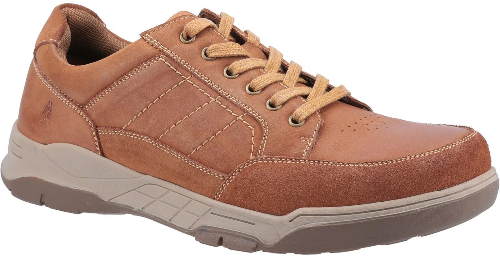 Thumbnail - Hush Puppies Herren Finley Lederschuhe (Tan)