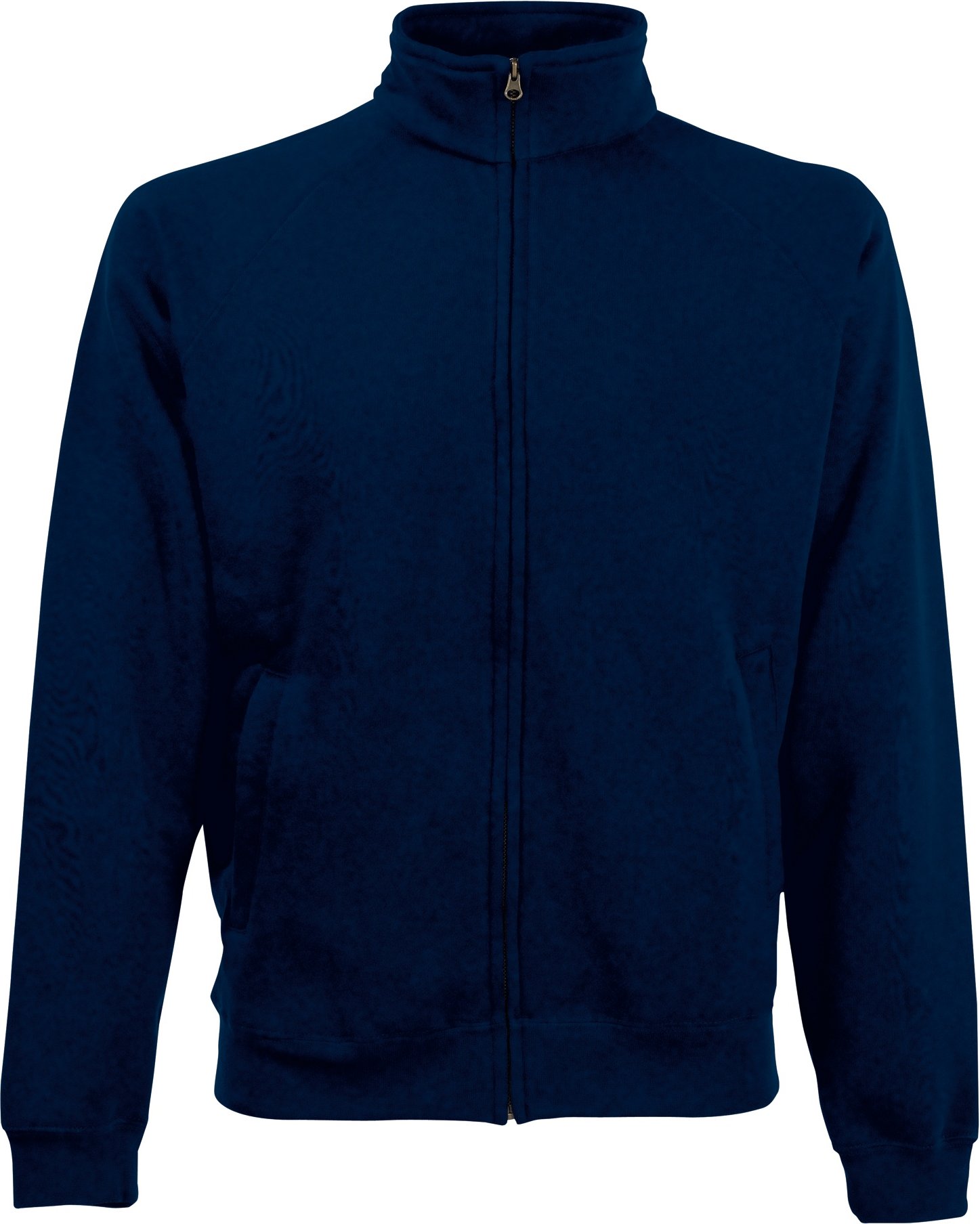Fruit Of The Loom Herren Premium 70/30 Zip Neck Sweatshirt (Deep Navy)