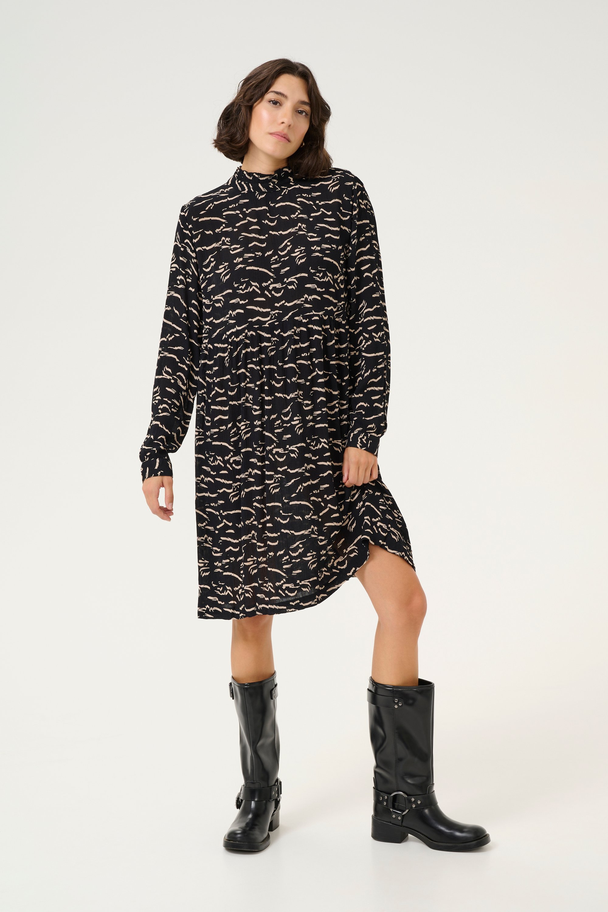 Kleid Regular fit black multi