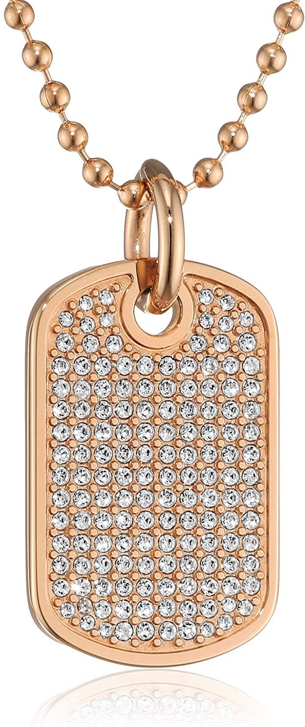 Thumbnail - Tommy Hilfiger 'Finec' Damen Edelstahlkette mit Anhänger - Rosé 2700749