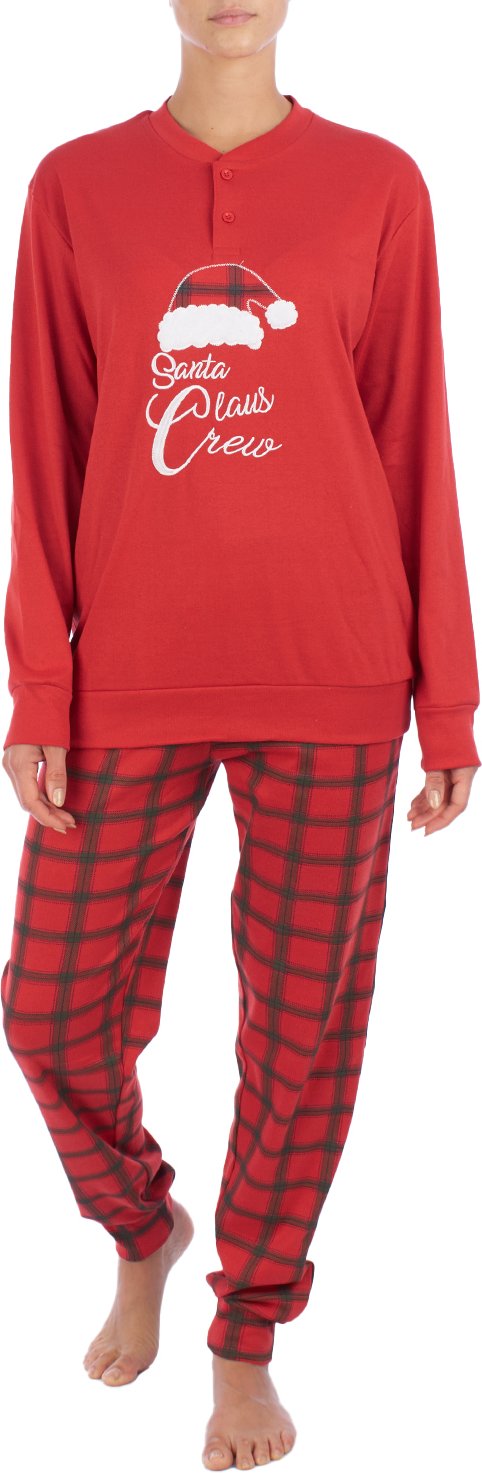 Langarm-Weihnachtspyjama 42166 Damen