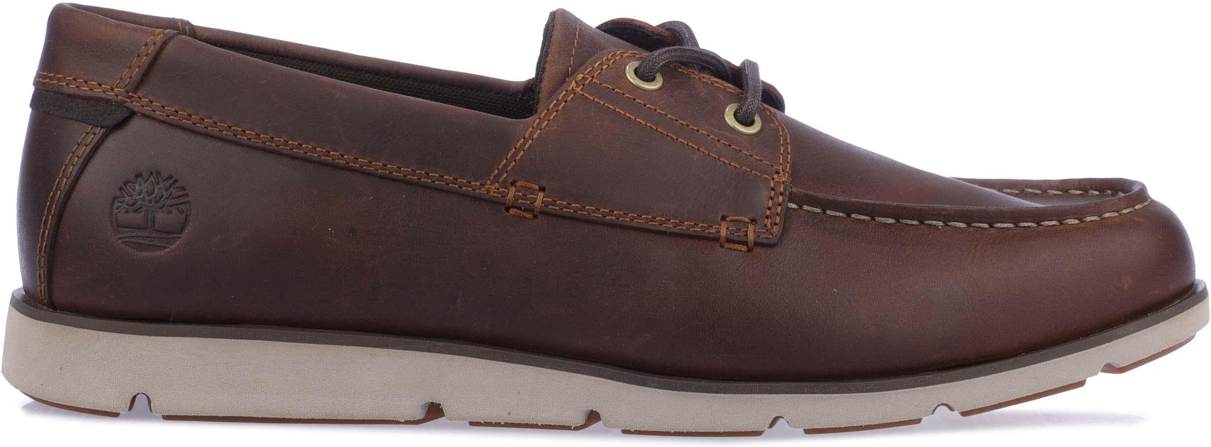 Timberland - "Grafton Bay" Bootsschuhe für Herren, Leder (Braun)