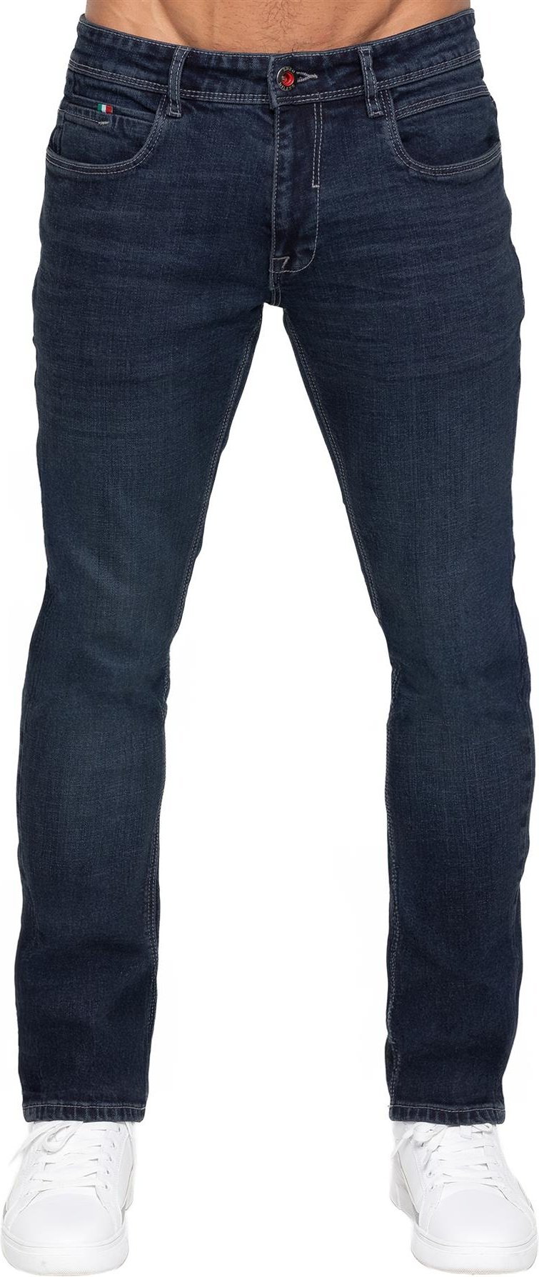 Enzo Milano | Herren Stretch Jeans mit Tapered Fit