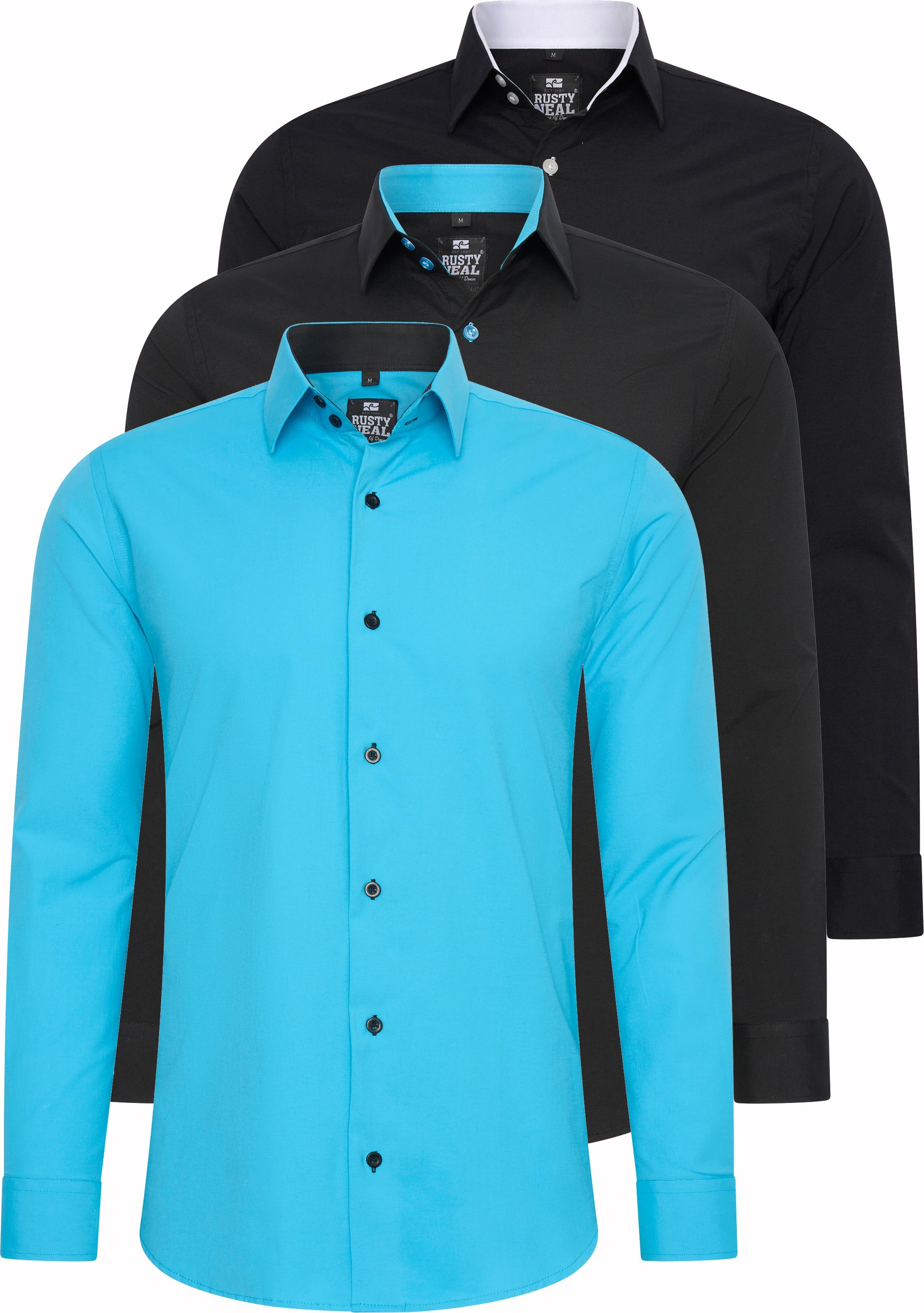 Thumbnail - 3er Set Business Hemd