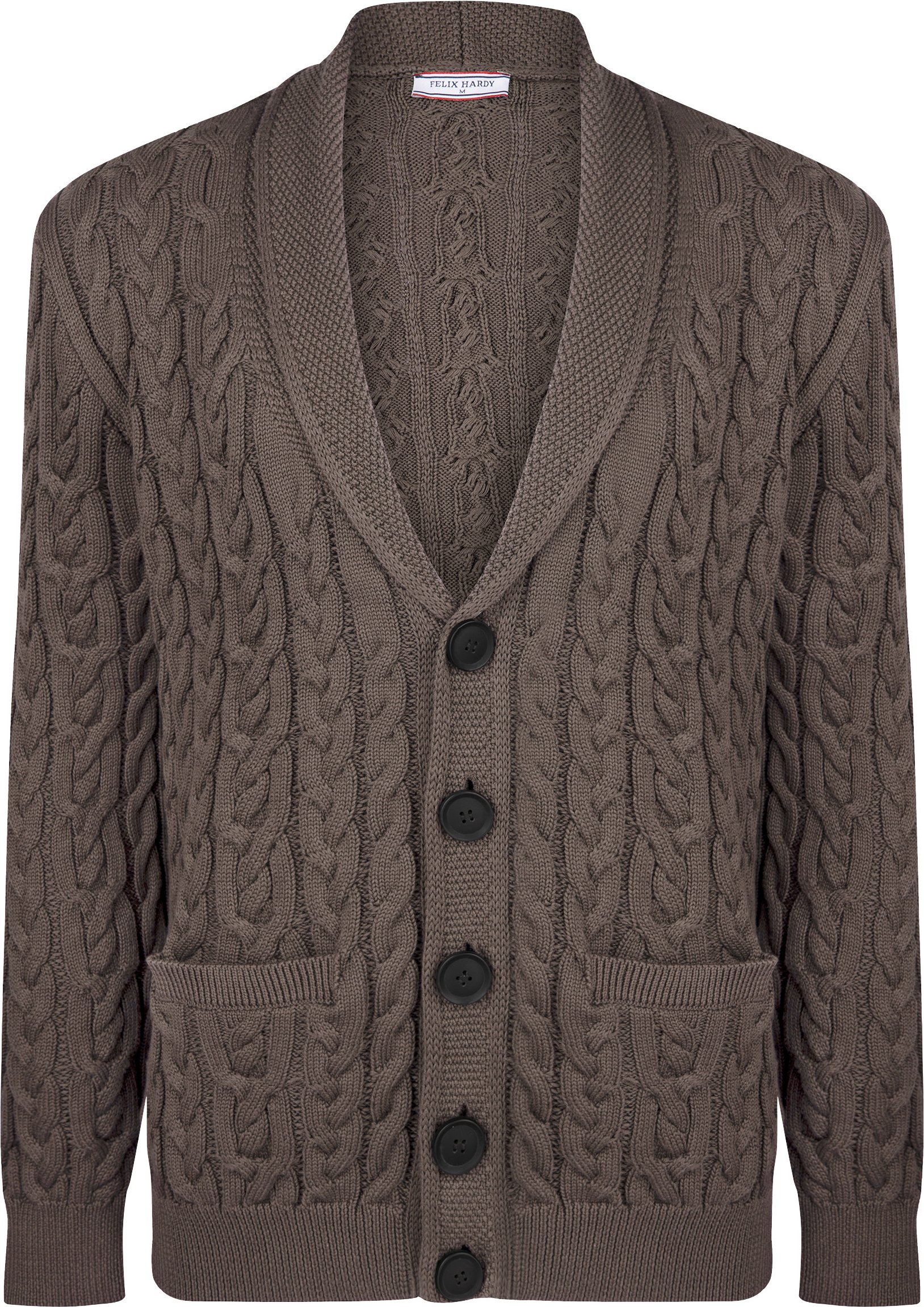 Strickjacke Geknöpfte Strickjacke